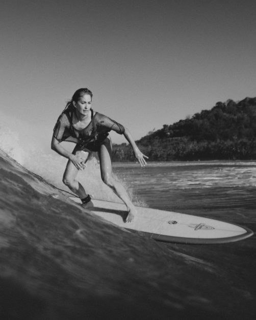 Photo of Vanessa Cornell at a NUSHU Surf Retreat